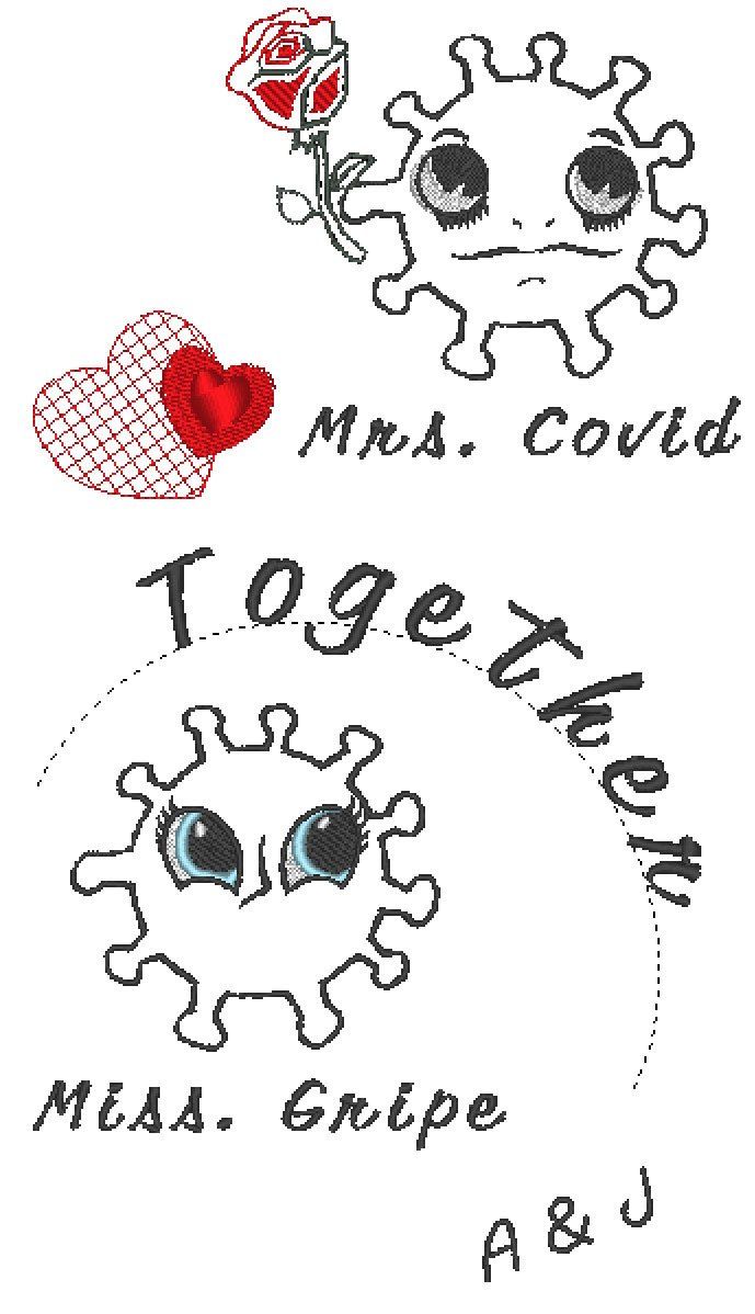 Virus in Love -Tote bag