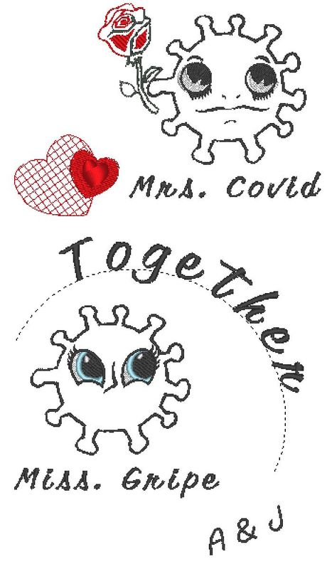 Virus in Love -Tote bag