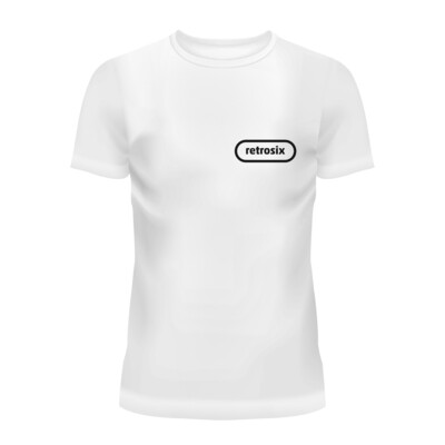 T-Shirt with Small Badge (Single Sided Print)