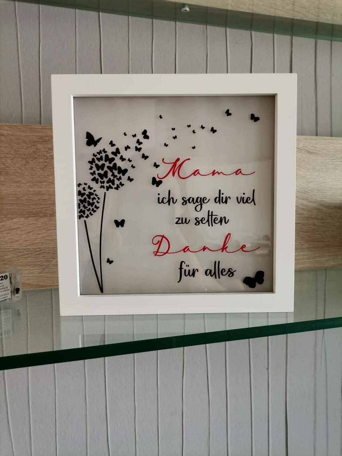 Bilderrahmen &quot;Danke Mama!