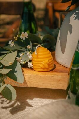 Beehive Votives with Beeswax