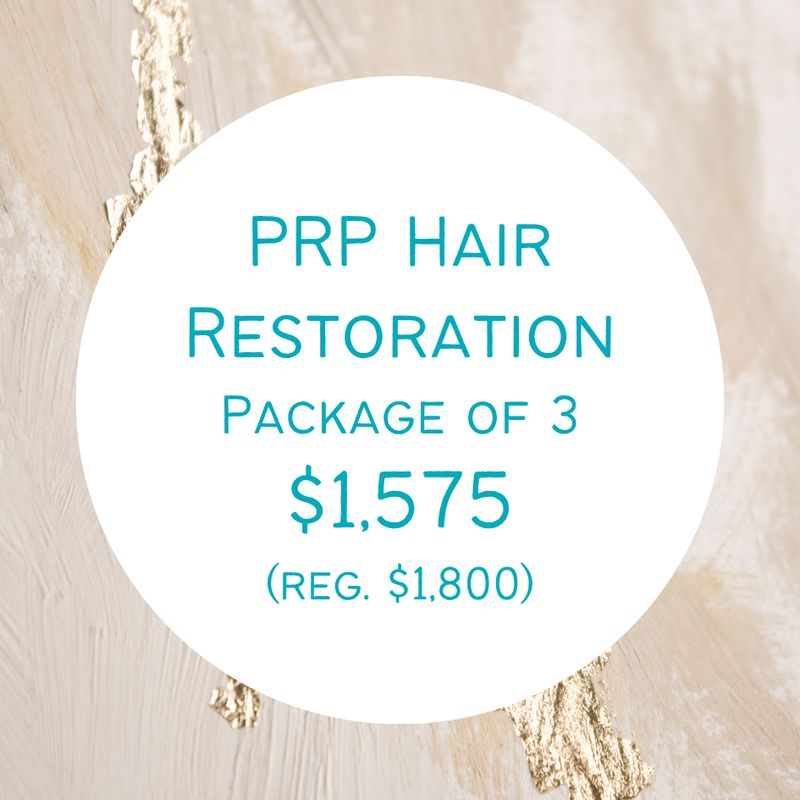 PRP Hair Restoration - Package of 3
