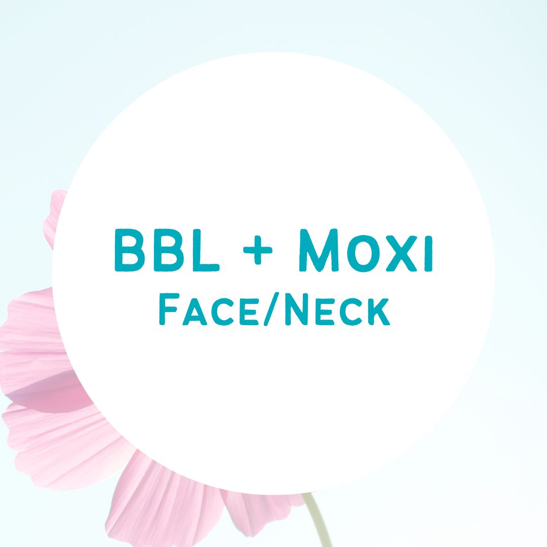 BBL + MOXI Combo Laser Treatment, Options: Face/Neck Individual