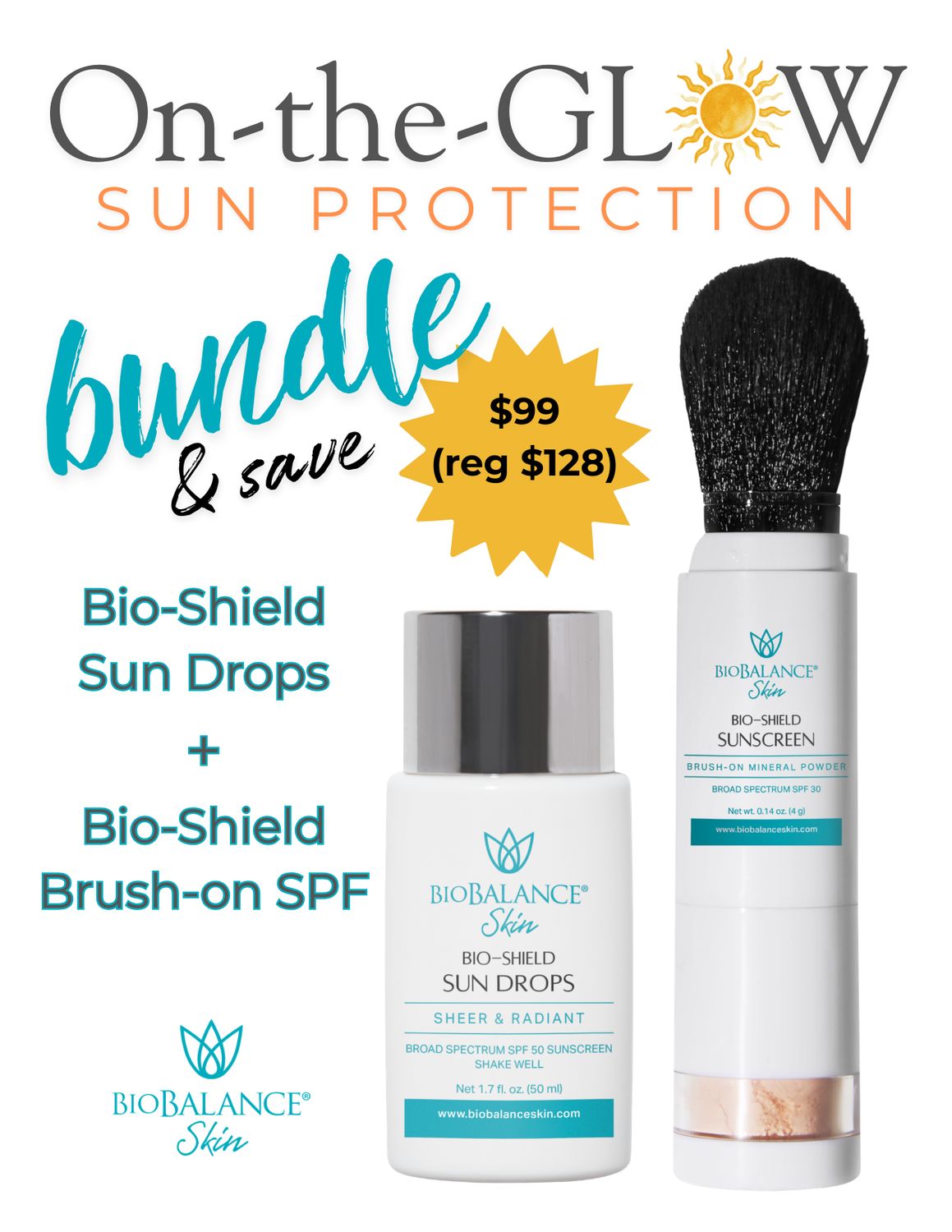 Limited Time Only!  On-the-GLOW SPF Bundle