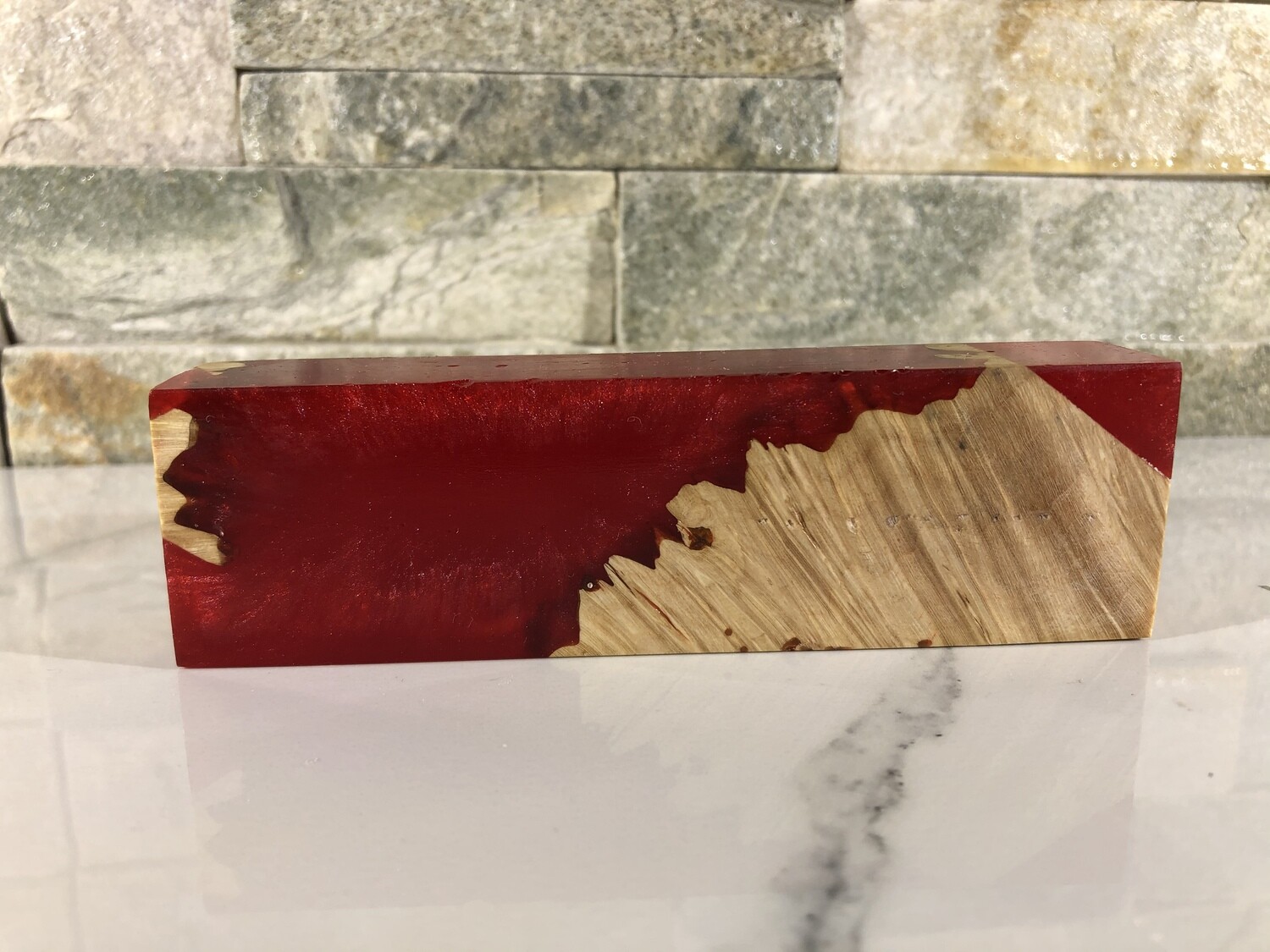 Stabilized Maple Burl - Hybrid blank