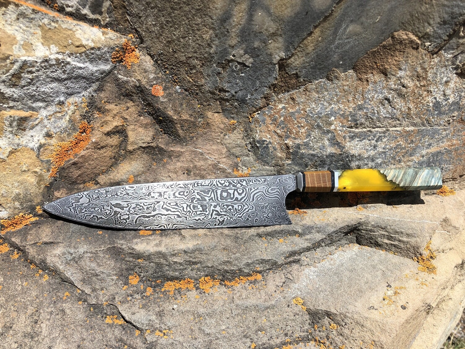 200mm Damascus Guyto chef knife