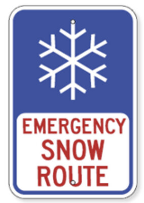 Emergency Snow Route