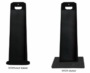 Gemstone Black Vertical Panel for Valet & Parking Signs