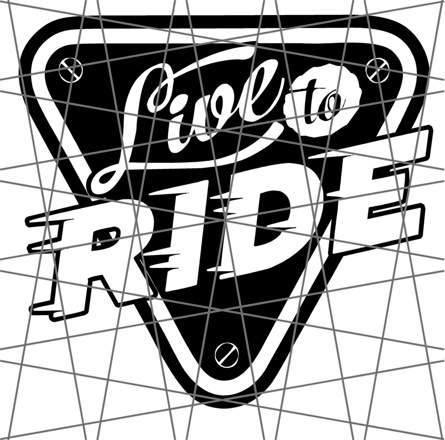 A-8 Live To Ride Clipart