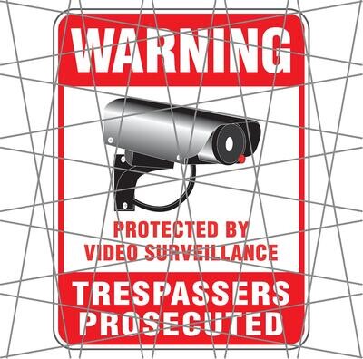 A-31 Warning Trespassing