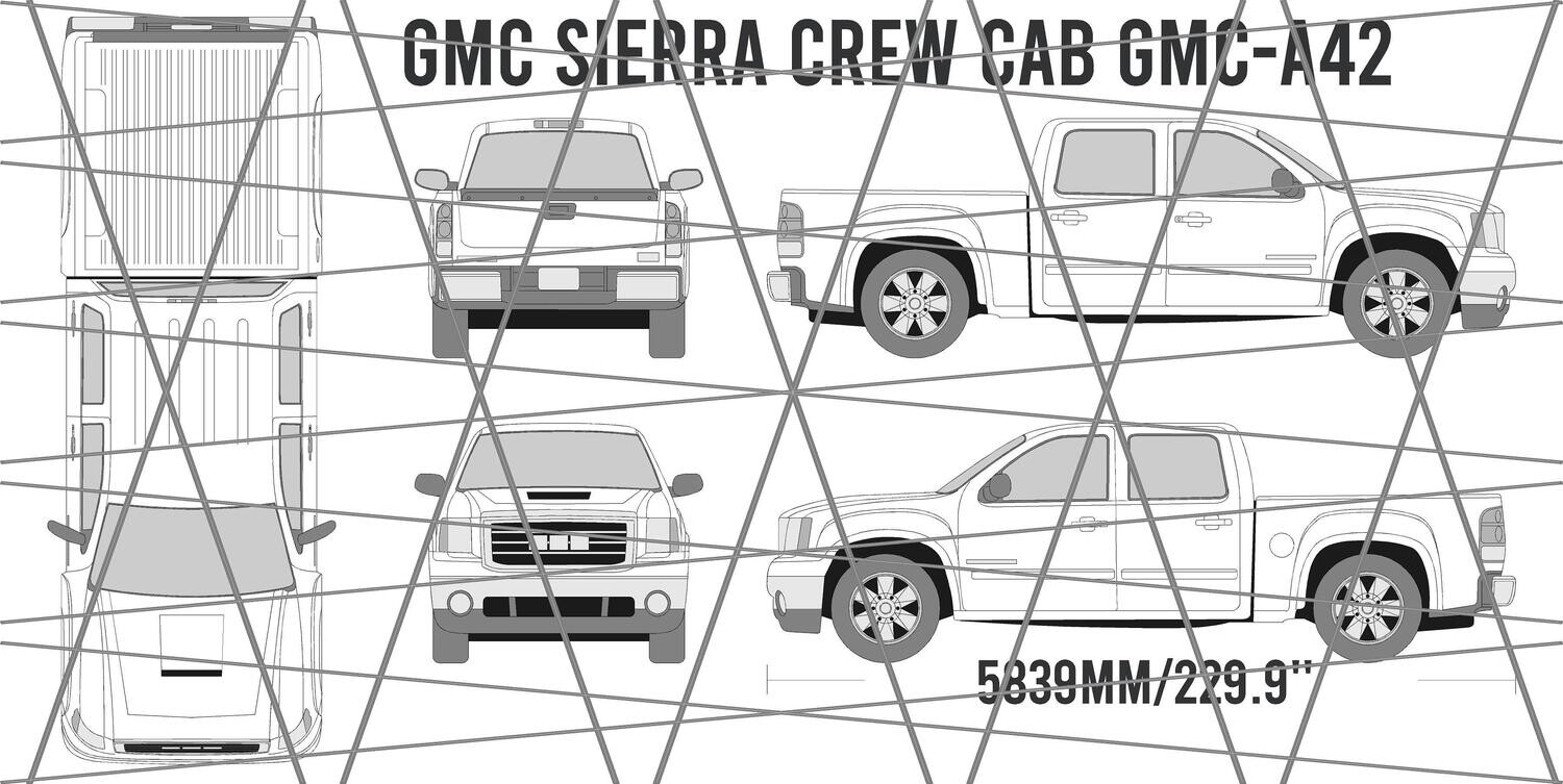 GMC SIERRA CREW CAB A-43