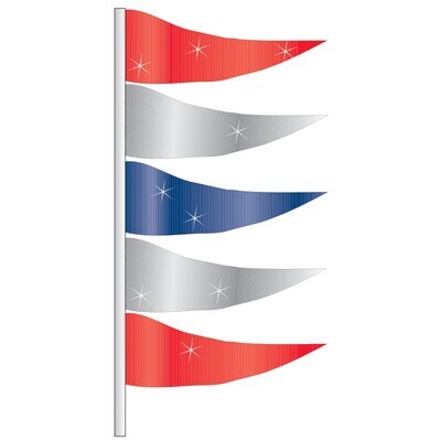 Metallic Antenna Totem Flag Replacement (4&quot; x 12&quot;)