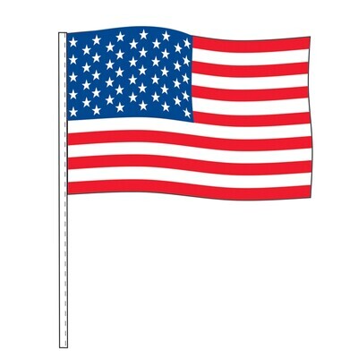Supreme Cloth Antenna Deco Flag Replacement (United States) (12&quot; x 18&quot;)