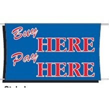 Heavy-Duty Scrim Catch All Banner (Buy Here Pay Here) (3&#39; x 5&#39;)