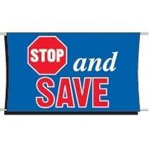 Heavy-Duty Scrim Catch All Banner (Stop & Save) (3' x 5')
