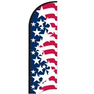 11&#39; Street Talker Replacement Feather Flag (USA Flag)