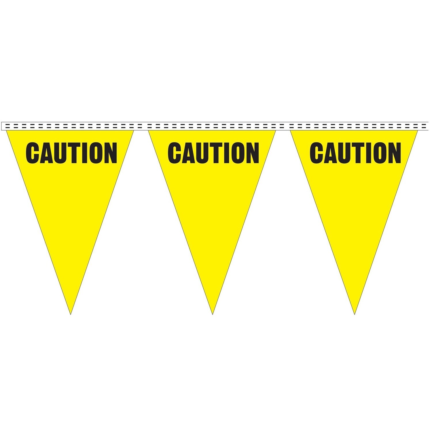 100' Safety Slogan Pennant (Caution)
