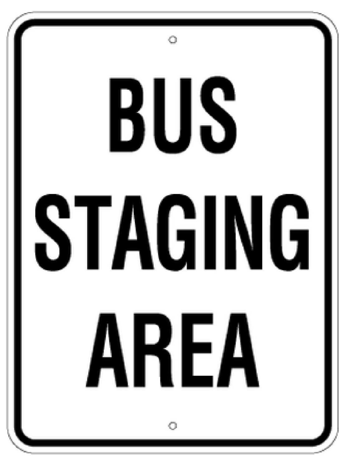 Bus Staging Area 18 x 24