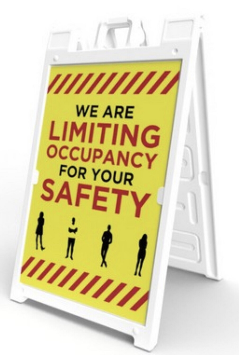 Signicade® Sign Holder (2 Signs) - Limiting Occupancy For Your Safety