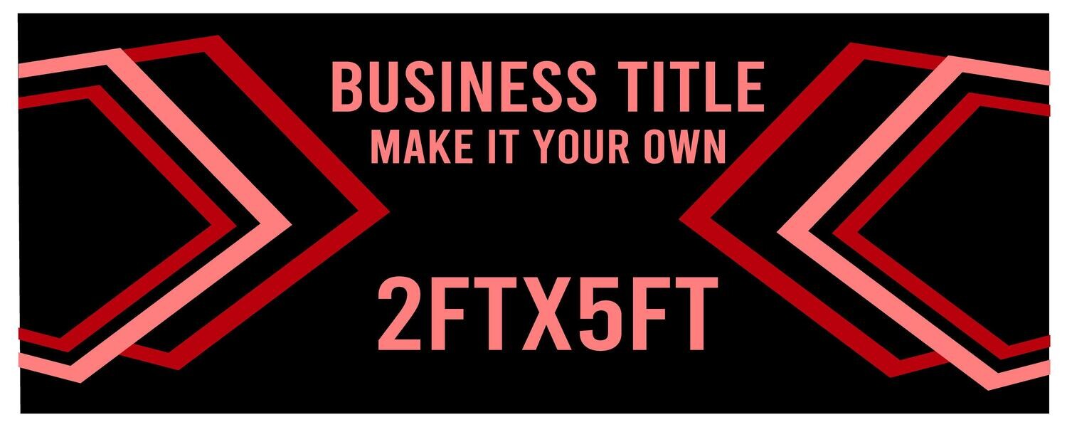 Banner Design Template 2B 2X5