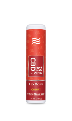 CBD Living Lip Balm 50 MG Broad Spectrum