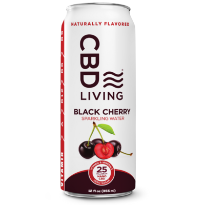 CBD Living Sparkling Water - Flavored - 25mg