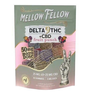 Mellow Fellow Delta 9 Micro Dose Gummies