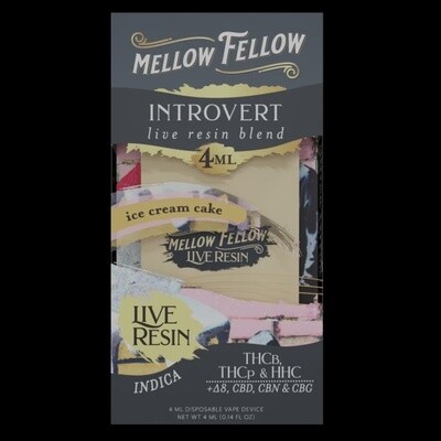 Mellow Fellow Introvert Live Resin Disposable 4ml