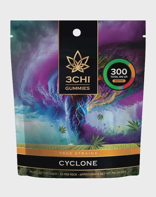 3 Chi True Strains Gummies – Cyclone (Sativa)