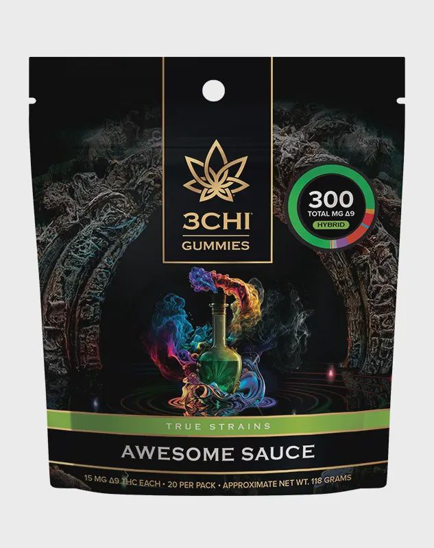 3 Chi True Strains Gummies – Awesome Sauce (Hybrid)