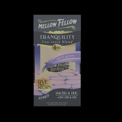 Mellow Fellow Live Resin Tranquility Blend 4ml Disposable