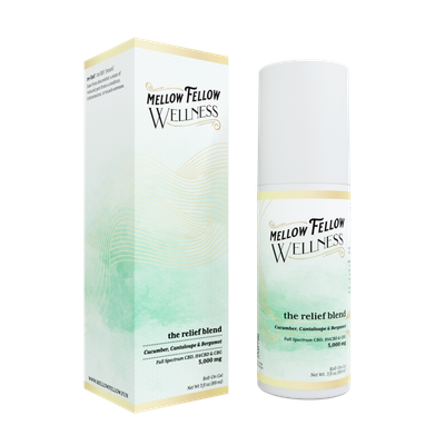 Mellow Fellow Wellness - Roll On - 5000mg - Relief Blend
