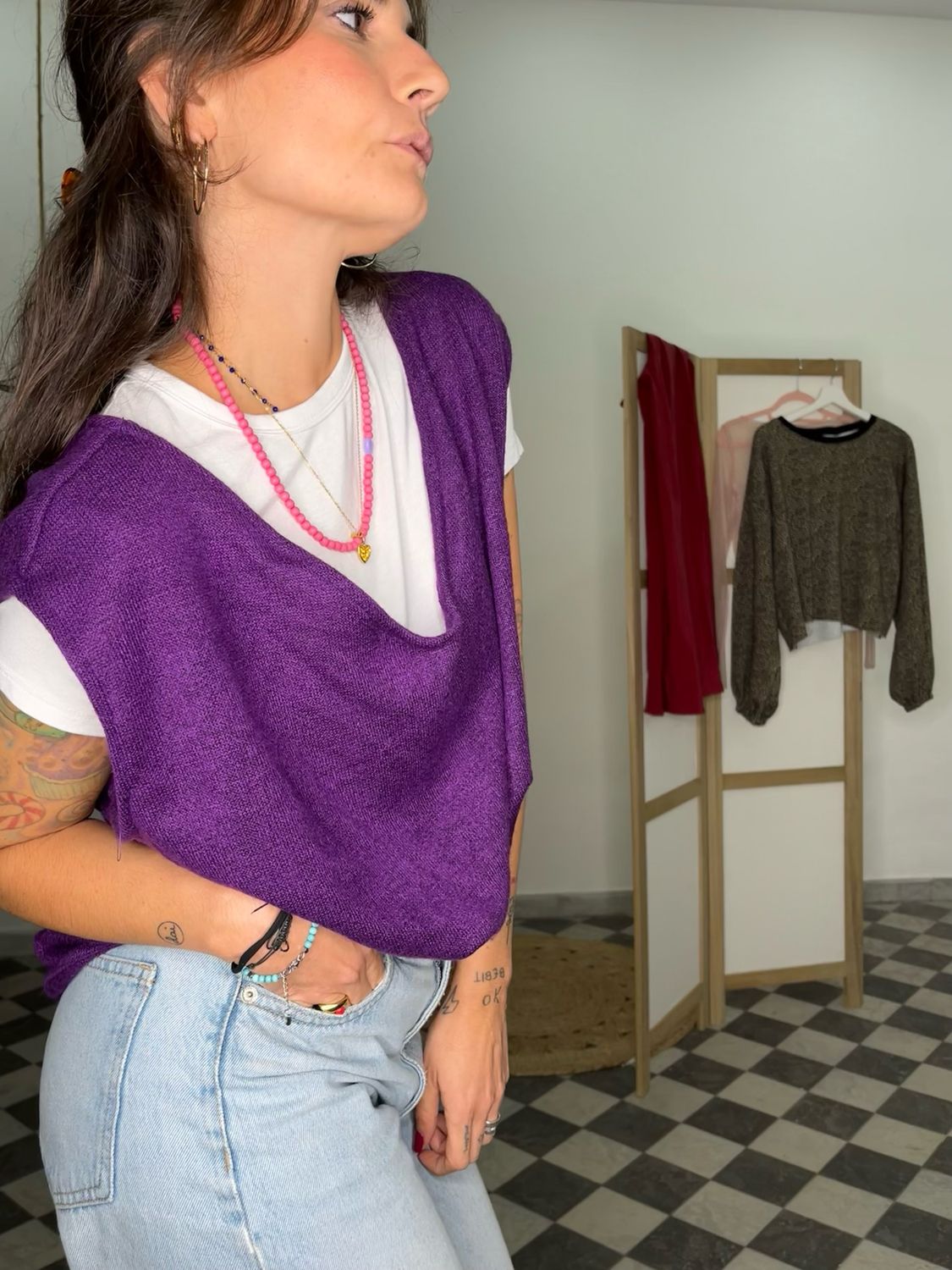 Gilet in maglia