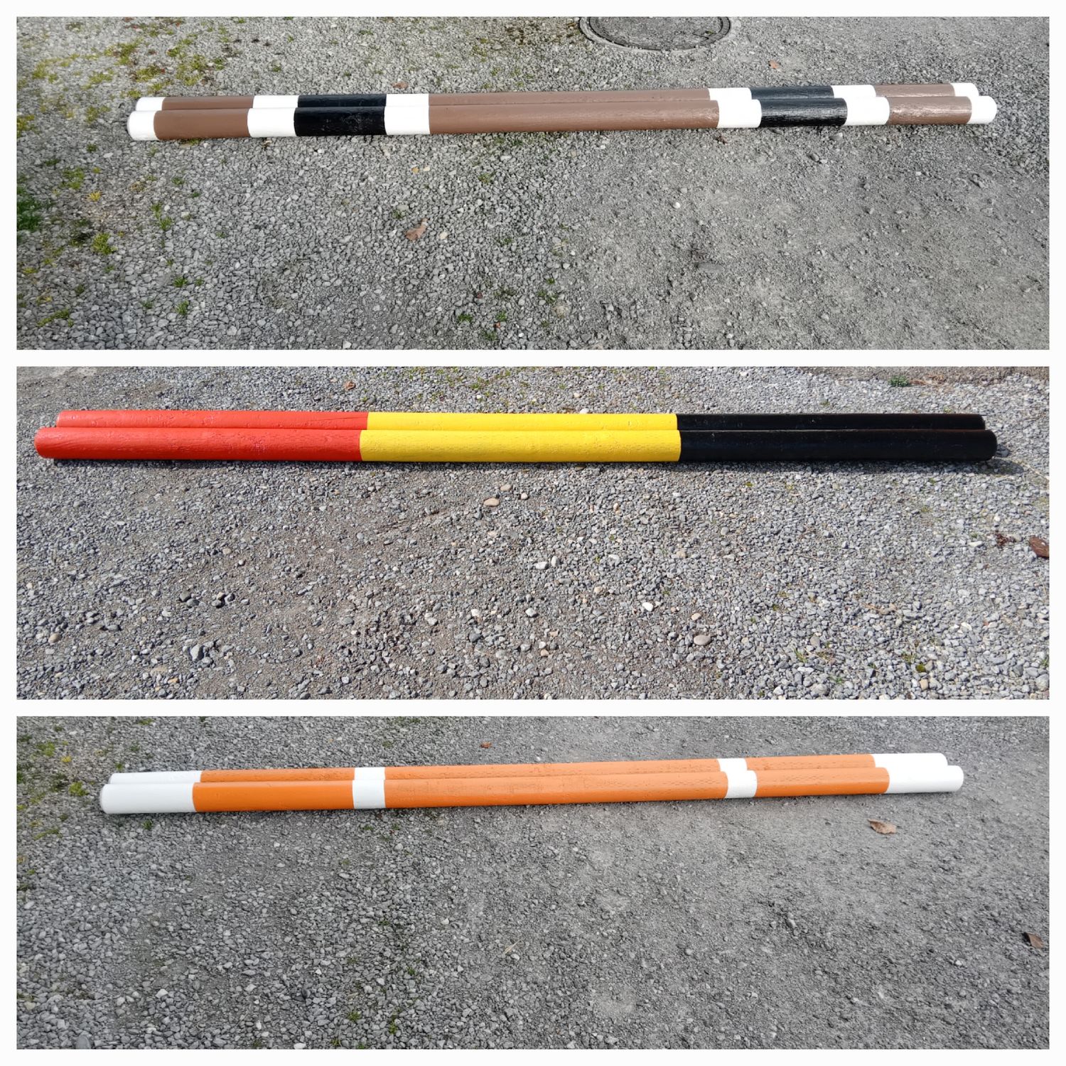 Hindernisstangen / Sprungstangen 3,5m