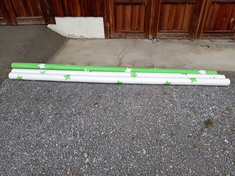 Hindernisstangen / Sprungstangen 4m