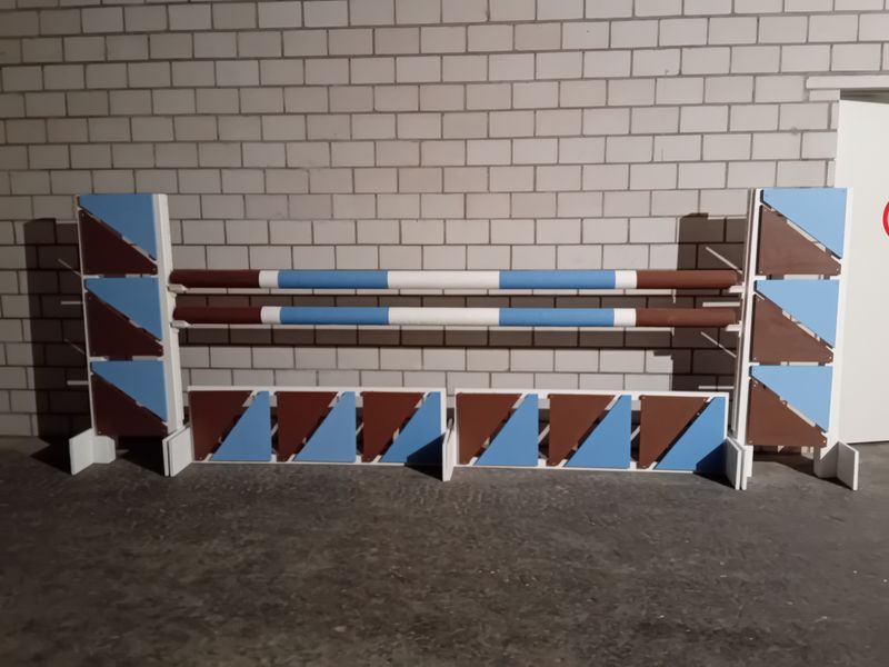 Komplettes Hindernis "Quadrate" mit 3m Stangen