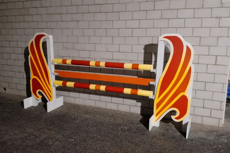 Komplettes Hinderniss Flower mit 2m Stangen