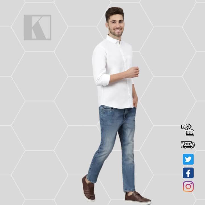 PURE WHITE LONG SLEEVE SHIRT