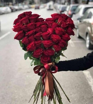 Heart shape Rose bouquet