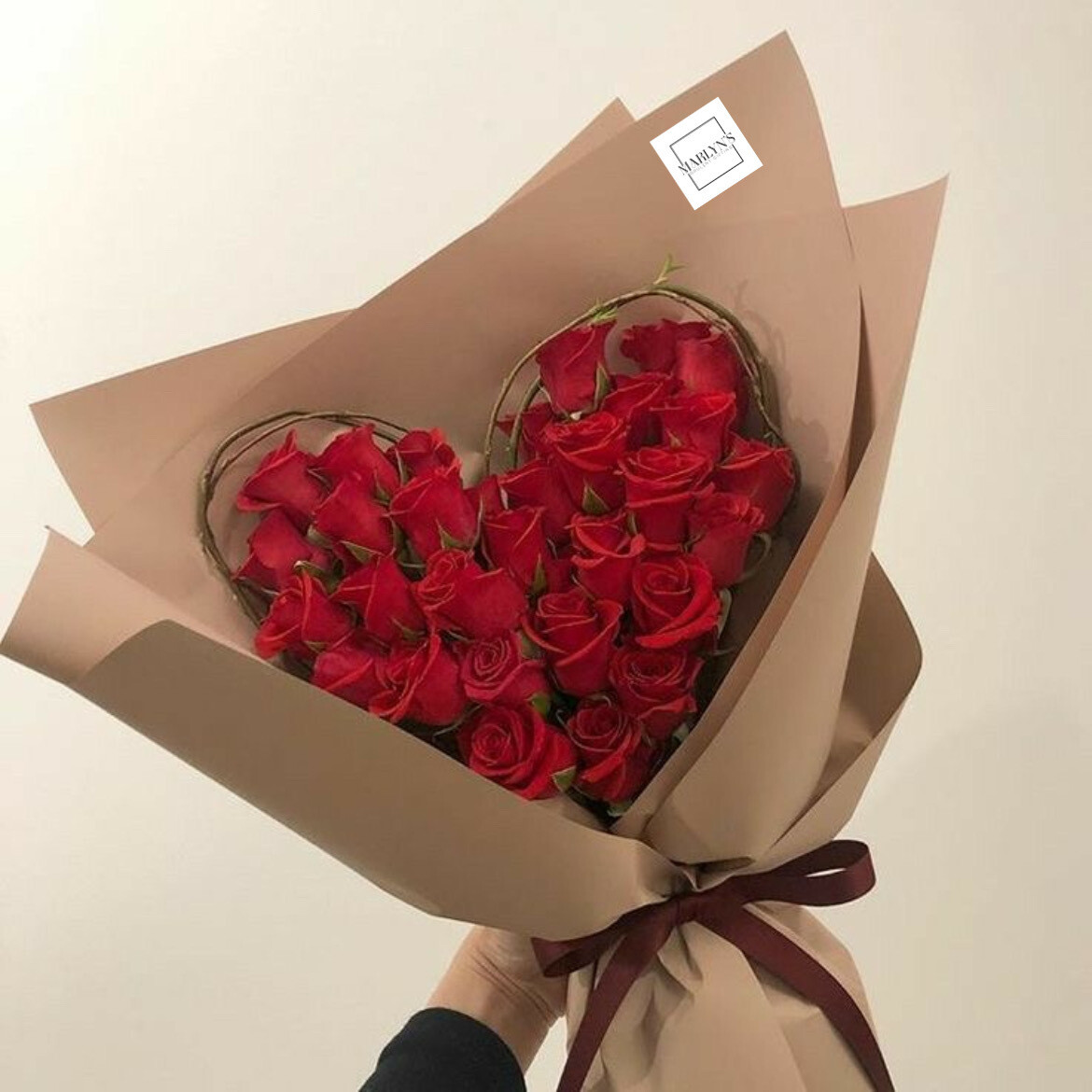 Heart shape Rose bouquet