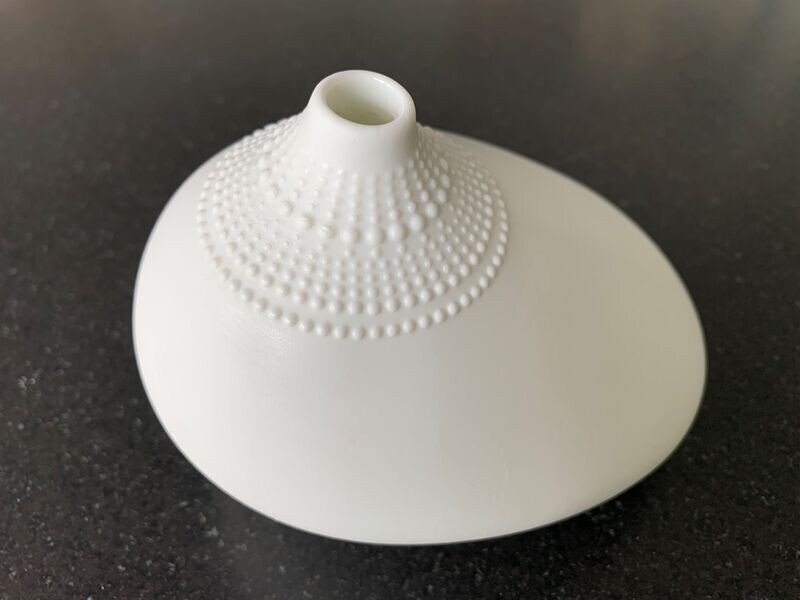 Wit biscuit porseleinen vaas Rosenthal Studio Line, Tapio Wirkkala.