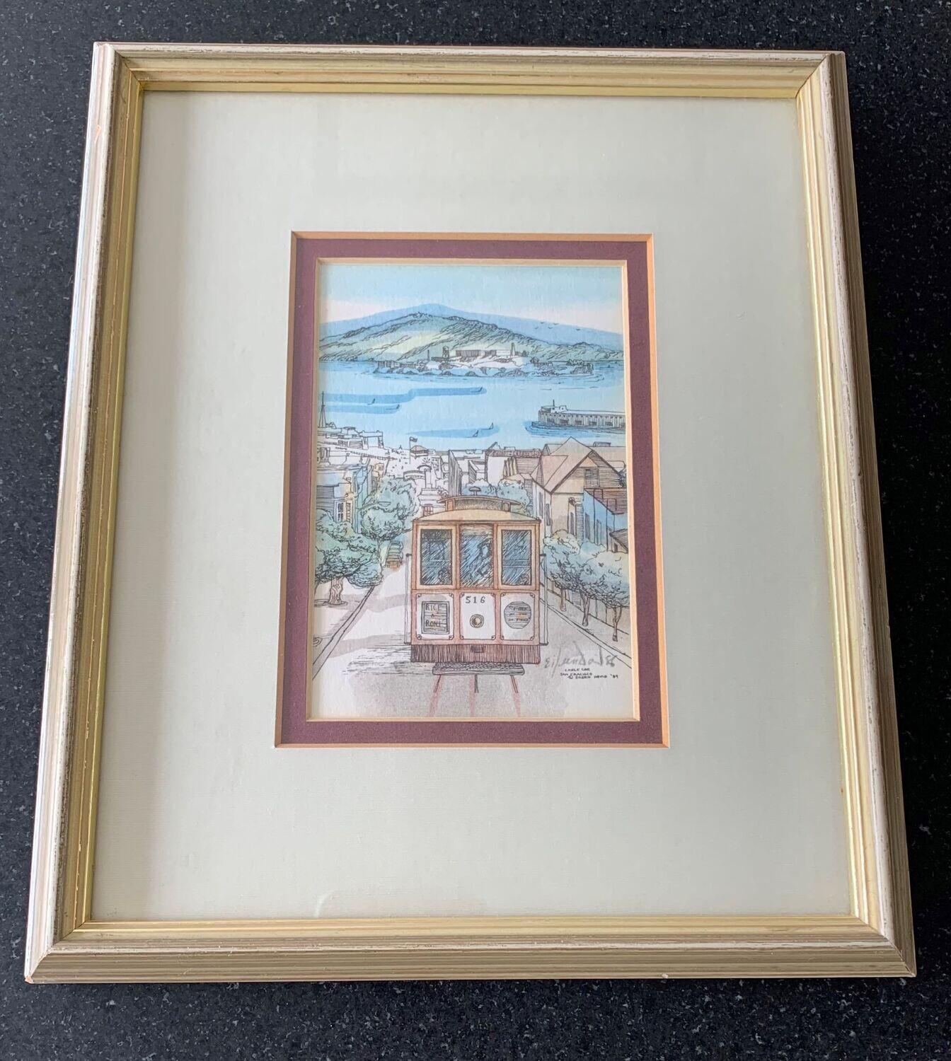 Eileen David, Cable car San Francisco (1989)