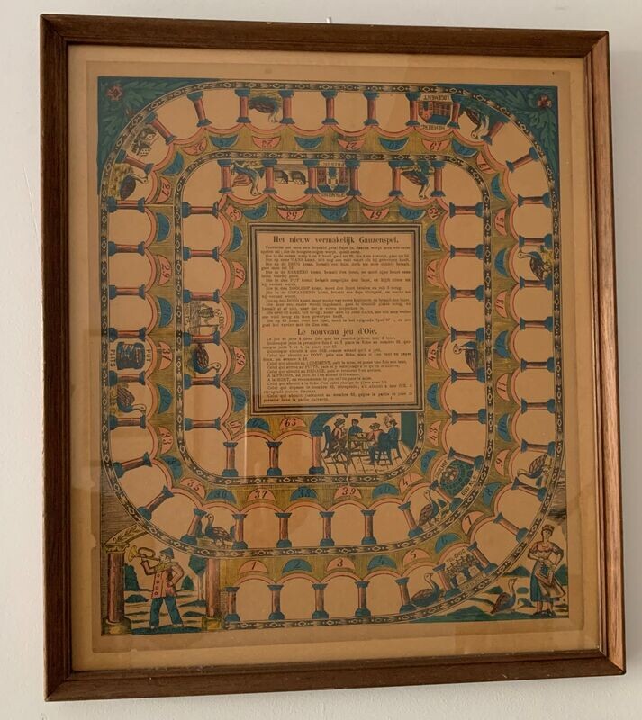 Volksprent: Het nieuw vermakelijk Ganzenspel (1833-1856)