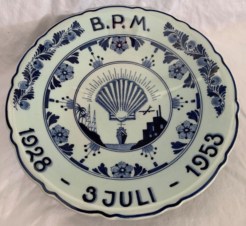 Delfts Blauw bordje BPM