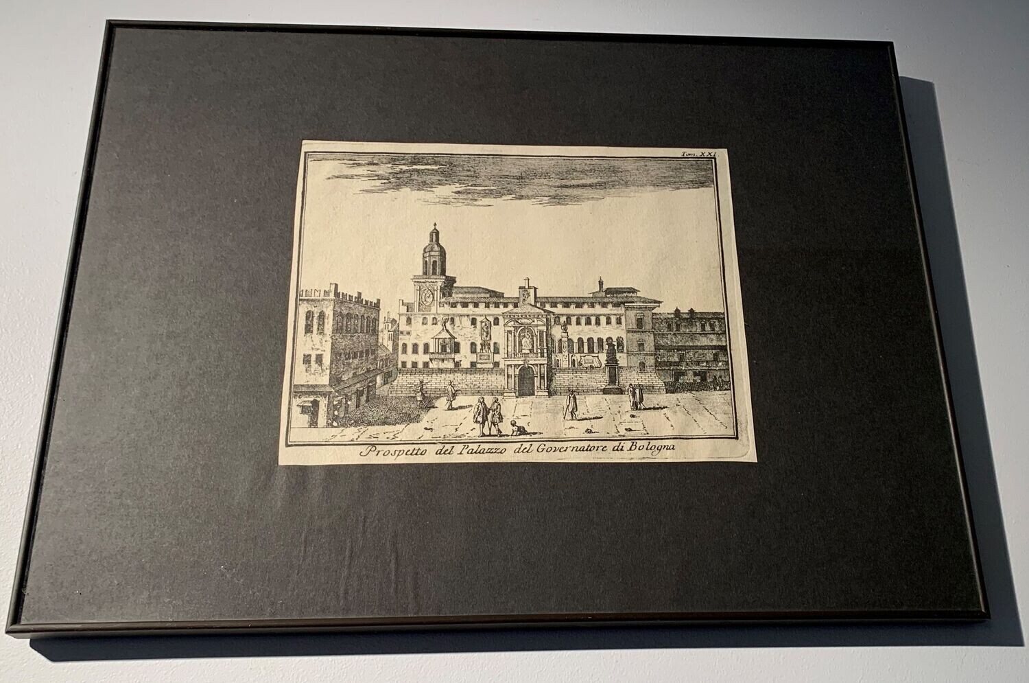 Tomas Salmon: Prospetto del Palazzo del Governatore di Bologna. 1757.