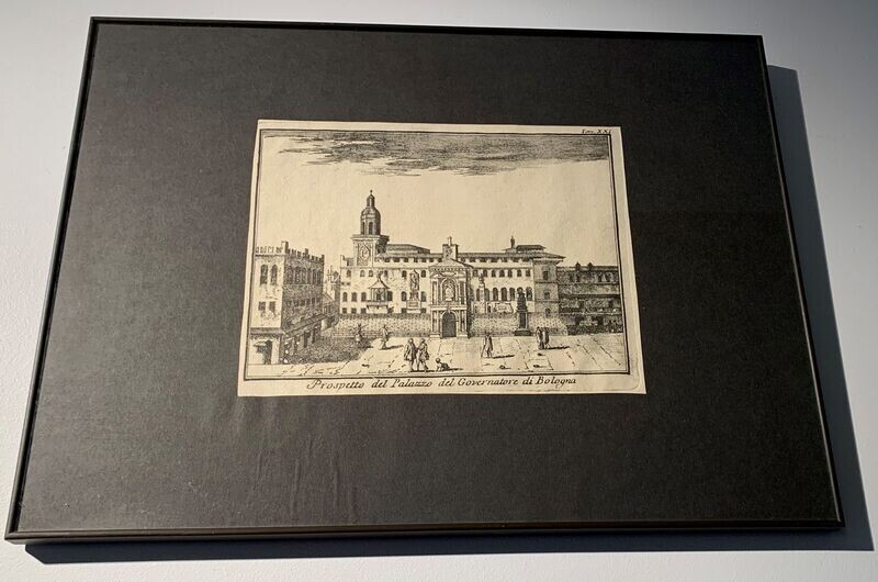 Tomas Salmon: Prospetto del Palazzo del Governatore di Bologna. 1757.