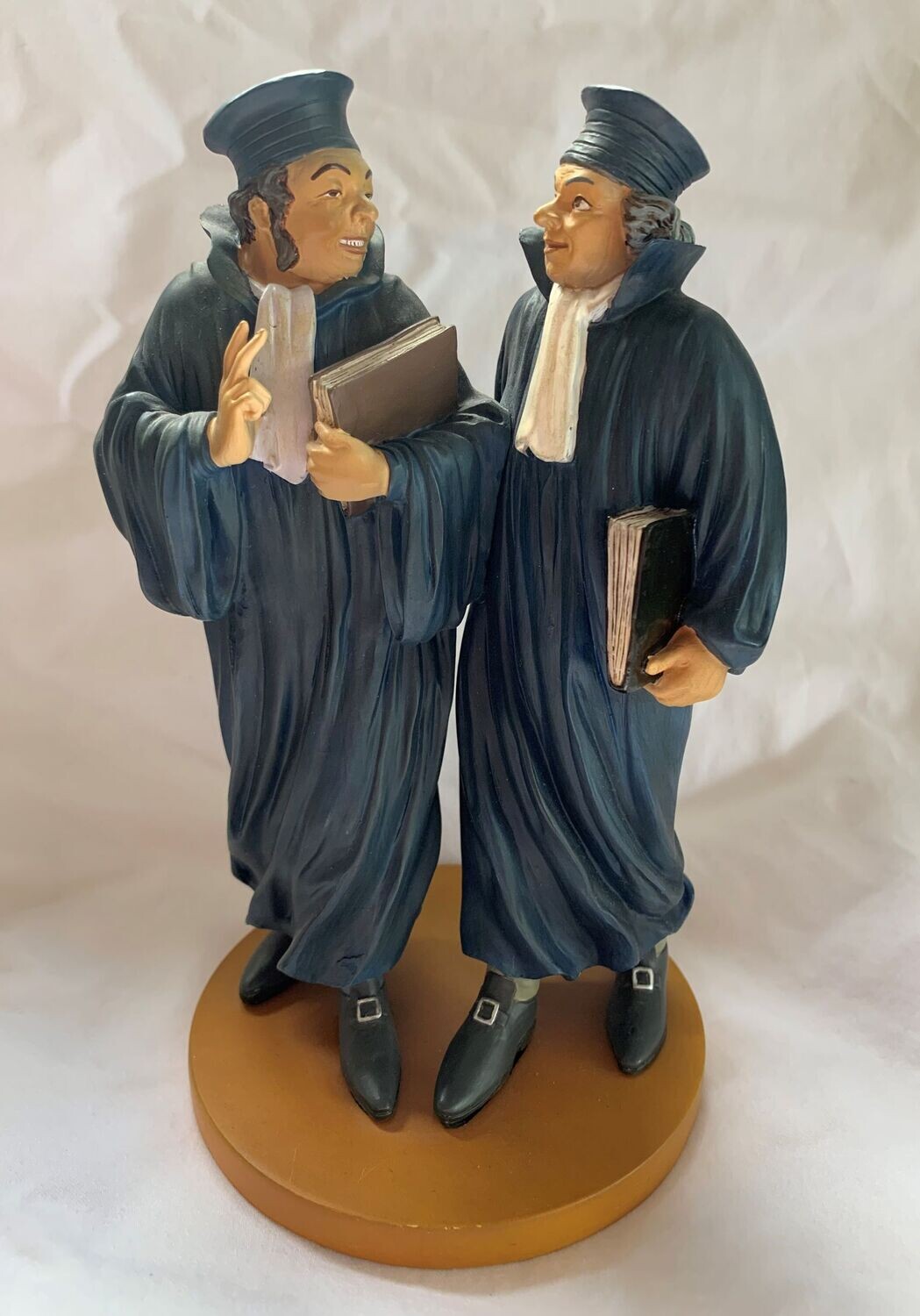 De advocaten (beeldje naar een litho van Honoré Daumier)