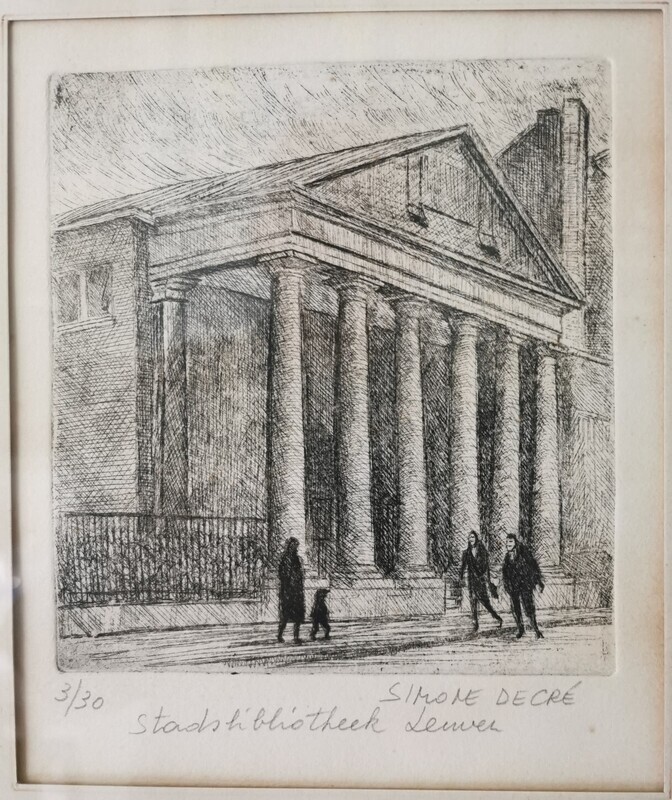 Stadsbibliotheek Leuven, Simone Decré (Kessel-Lo 1927 - Bertem 2018)