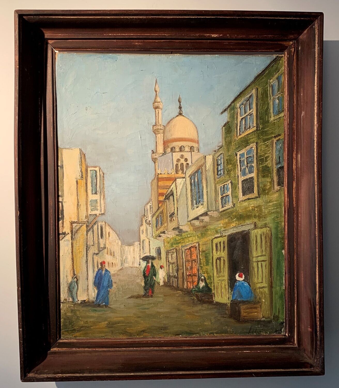 Oriëntalistisch stadsgezicht, A. veerman