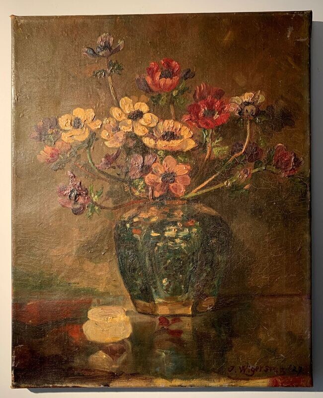 Anemonen in gemberpot (1927), Jacob Wigersma